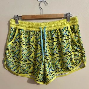 Under Amour Bright Geometric Patterned Running Shorts
